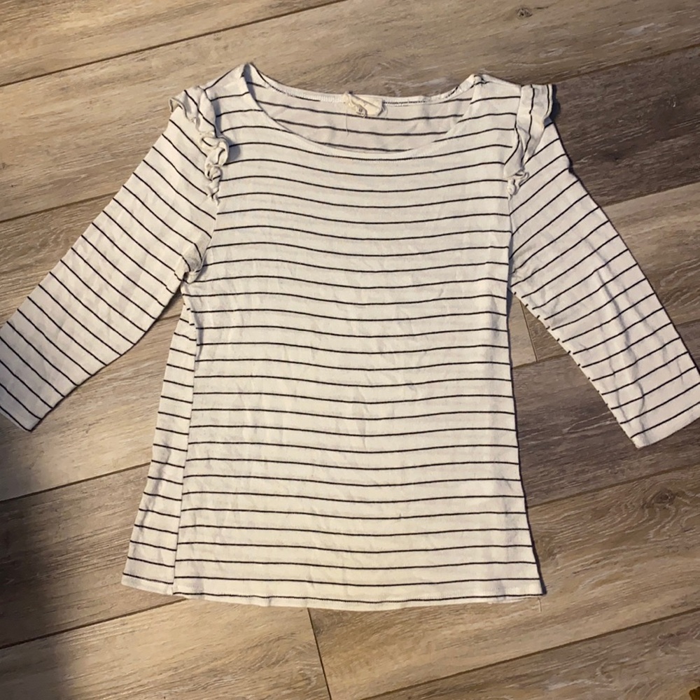 Striped Buckle Top